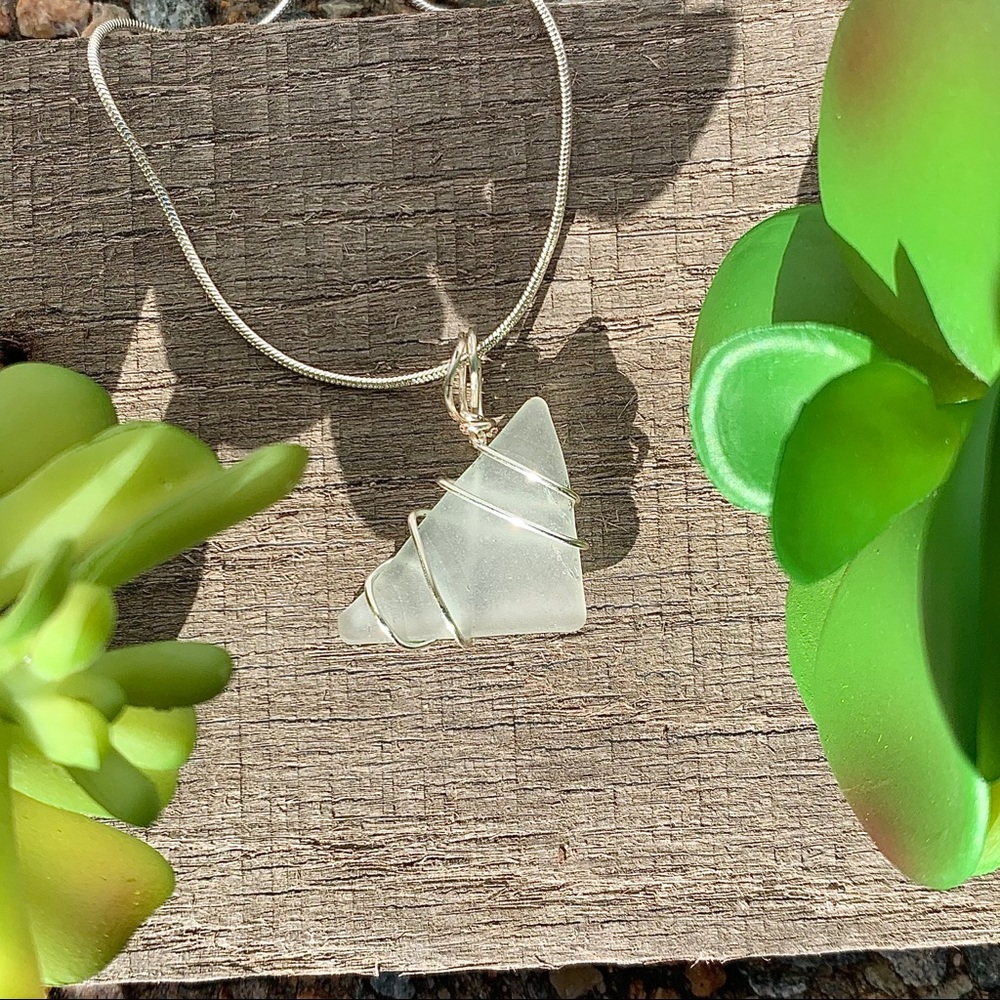 Hand Crafted Sea Glass Necklace